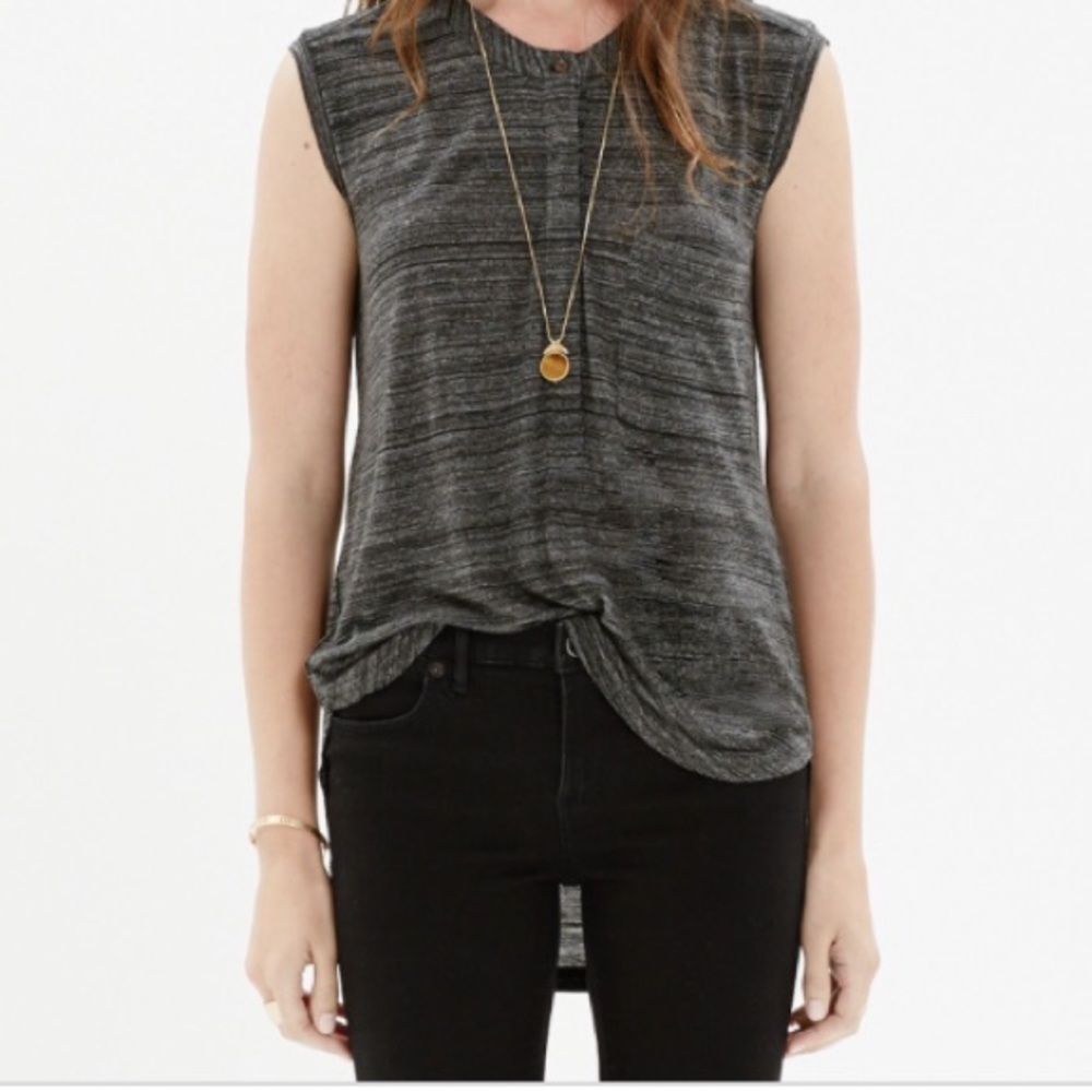 Madewell Tipoff Placket Tank